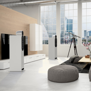 diffusore da pavimento hi-end 2,5 vie ORFEO JUBILE JMR in ambiente